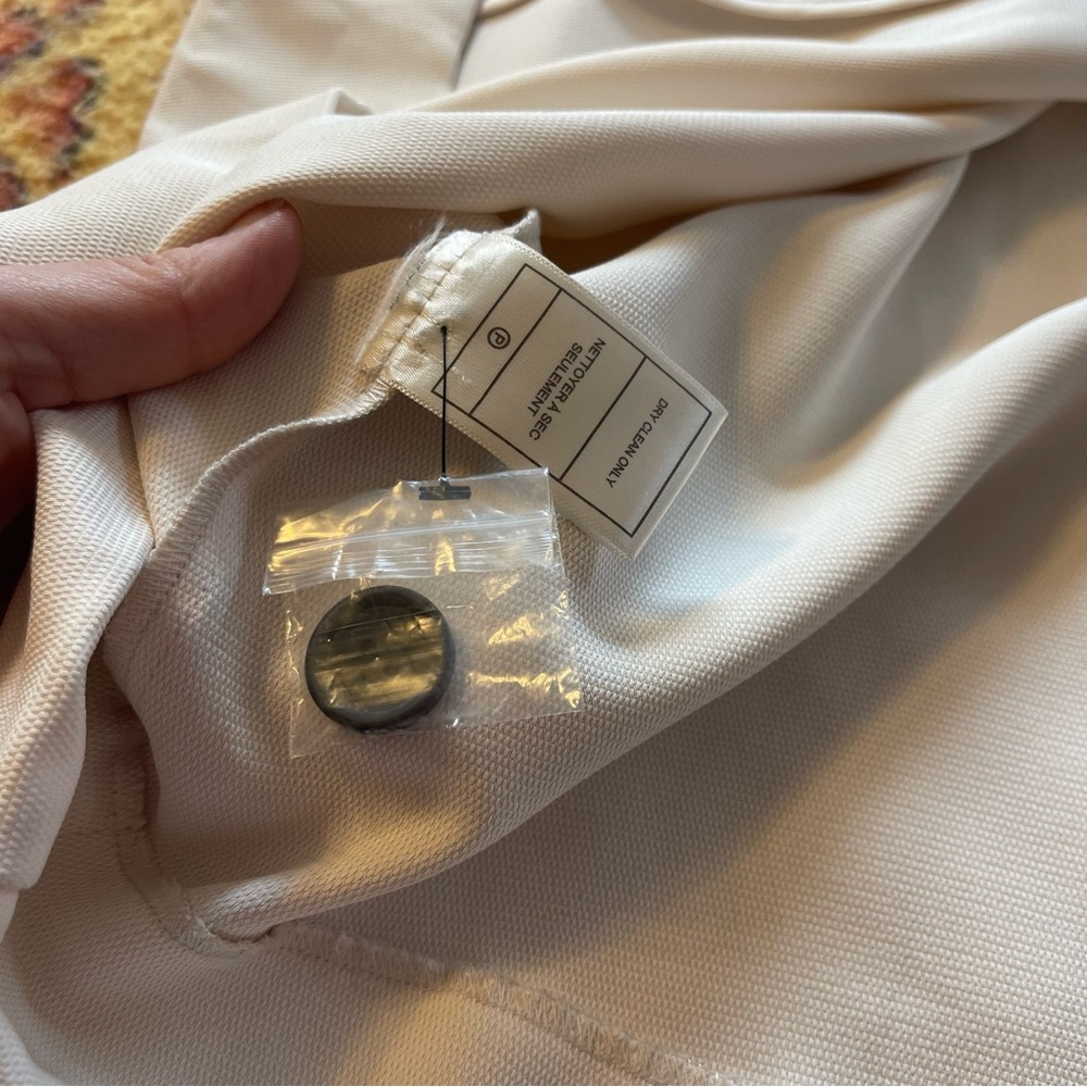 BB Dekota long jacket size xsmall cream color - Picture 9 of 10